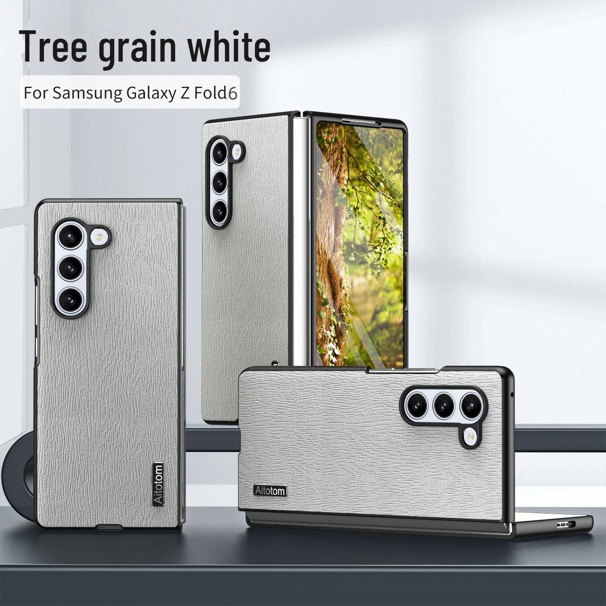 

Захисна накладка з текстурою шкіри для Samsung ZFold6/ZFold5/4/3 і ZFlip5 Z Flip3