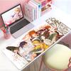 Quiet Strategic Anime Hhika Ru No Go Mouse Pad Large Thick Desk Pad Stitched Edges Gaming Mouse Mat For Pc