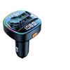 Bluetooth Car MP3 Player with Dual Display, Voltage Detection, and Super PD Fast Charging Cigarette Lighter Adapter
