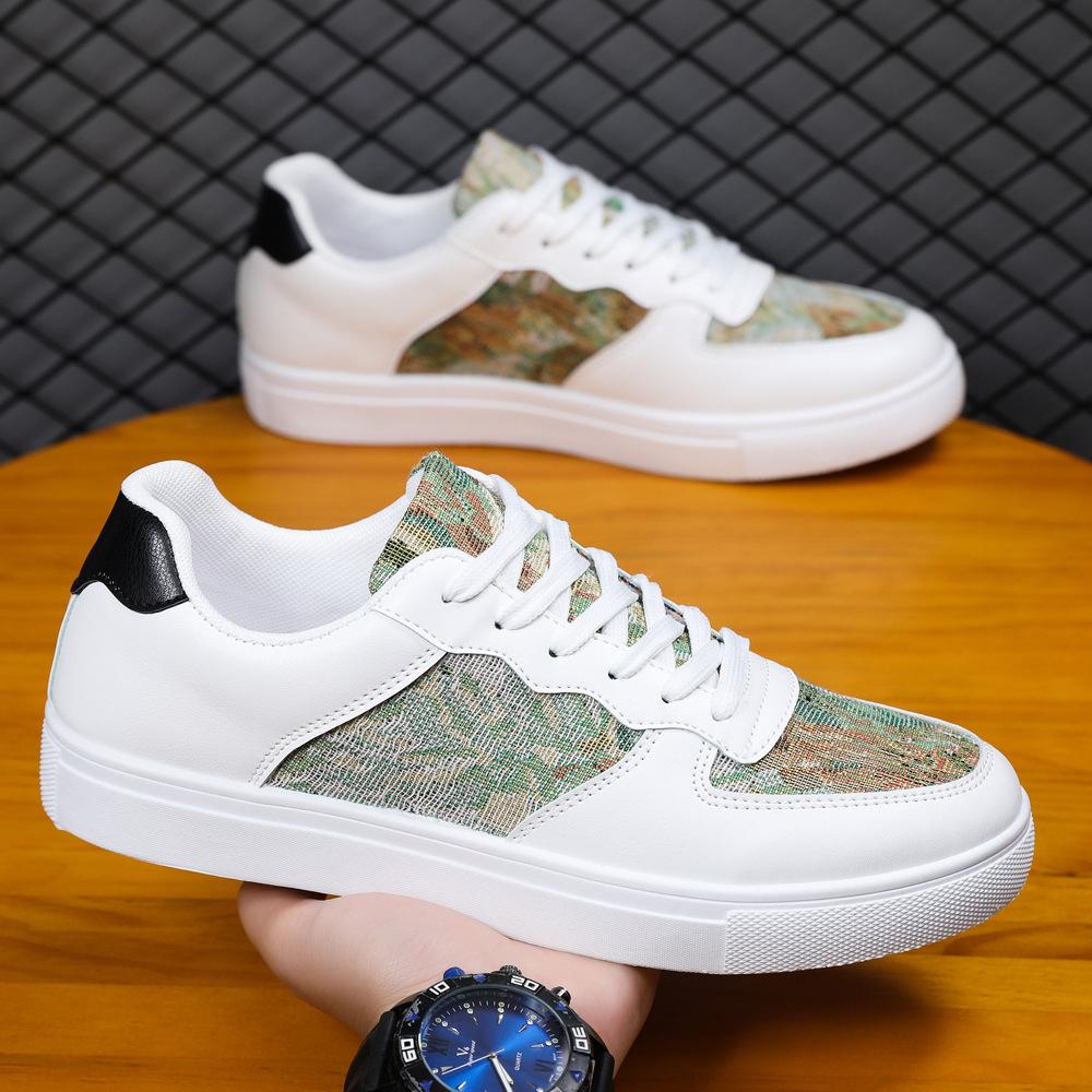 Comfort Male Sneakar Fashion Mens Casual Brand Designer Oil Painting Style Men Casual Sneakers 2024 New Hot Zapatillas De Hombre