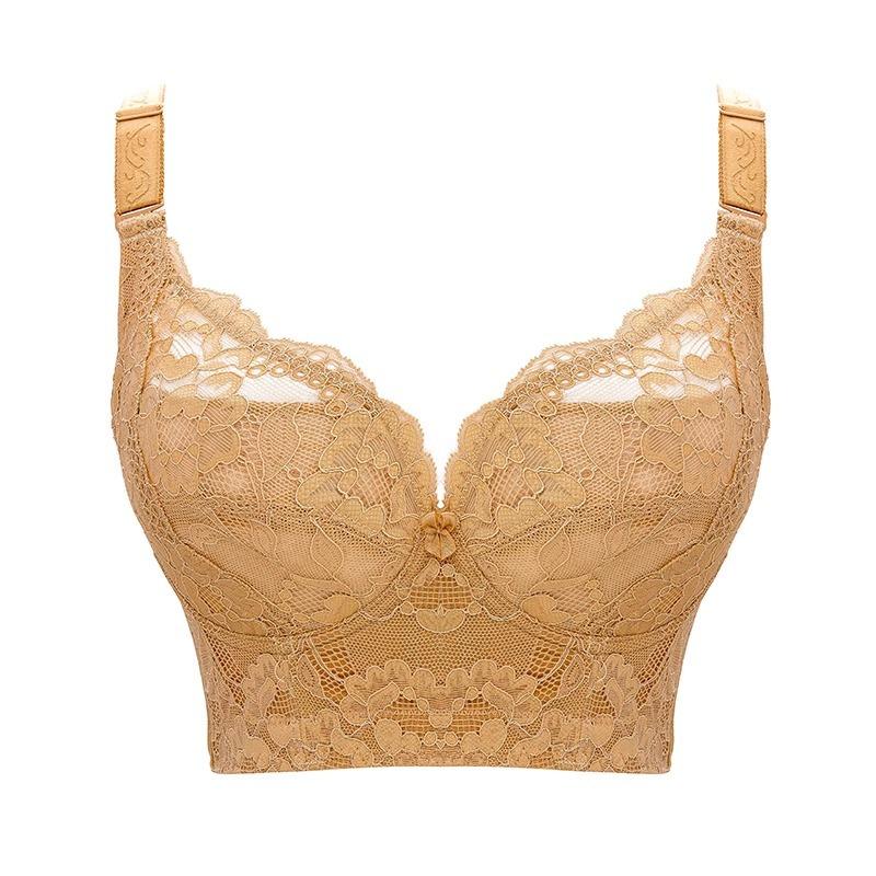 

Women s summer thin collection, secondary breasts lace bra, corrective adjustment bra, anti-sagging 42/95F