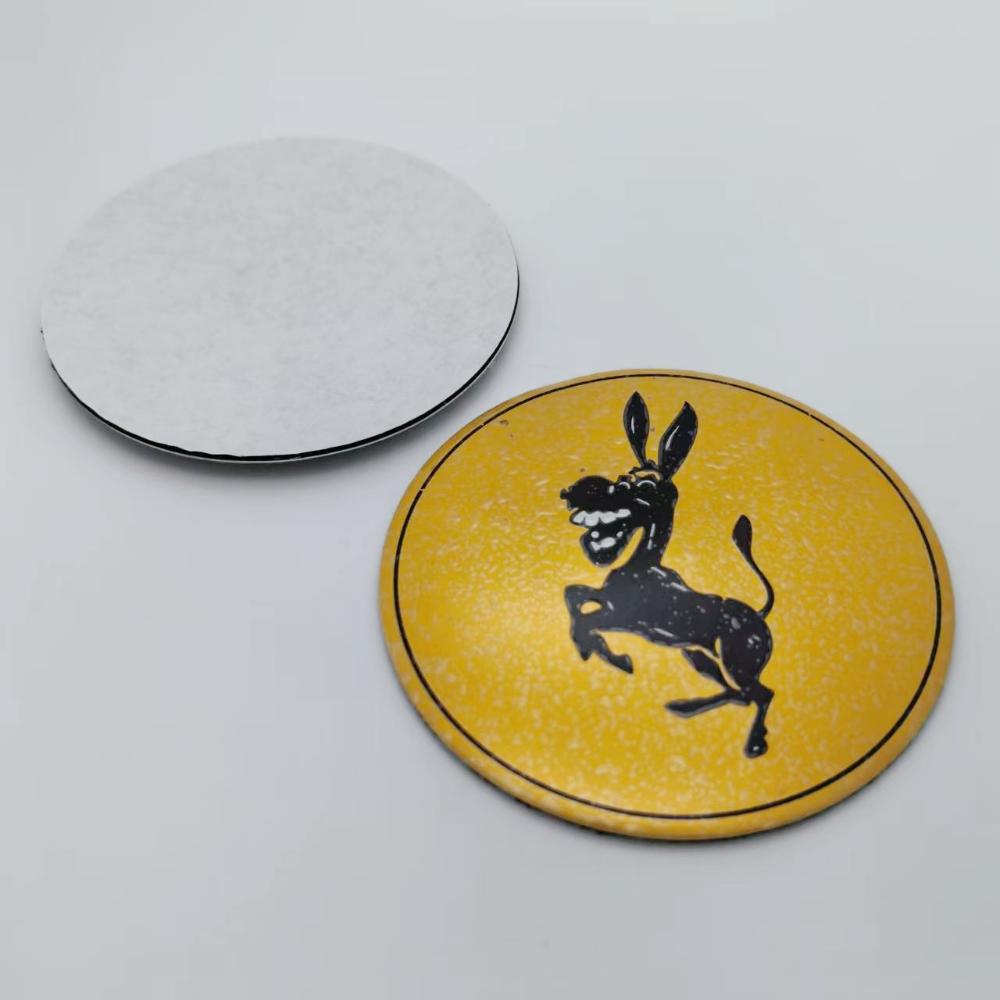 AAYP1 4pcs 56MM 65MM Donkey Logo Emblem Car Stickers Accessories for Car Wheel Center Caps Badge Replace Wheels Hub Rim Hubcaps Cover