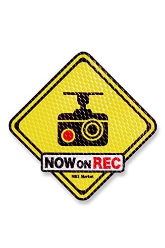 

MKE Водонепроницаемая видеорегистратор на приборную панель Запись Наклейка на автомобиль Светоотражающая наклейка Сделано в Японии (Дизайн вывески/Светоотражающий)