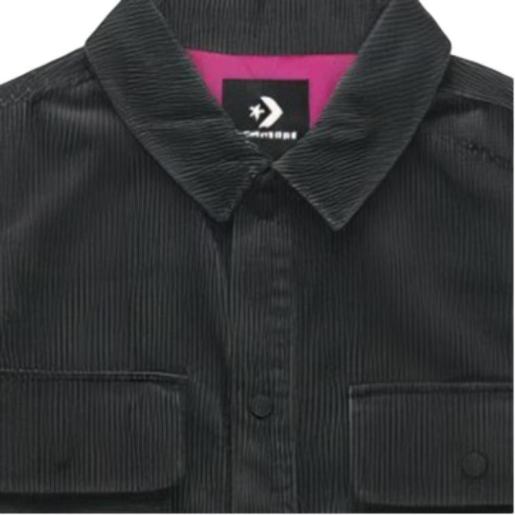 Converse Jackets Men's Black Lapel Moderate Other 10019954-A01