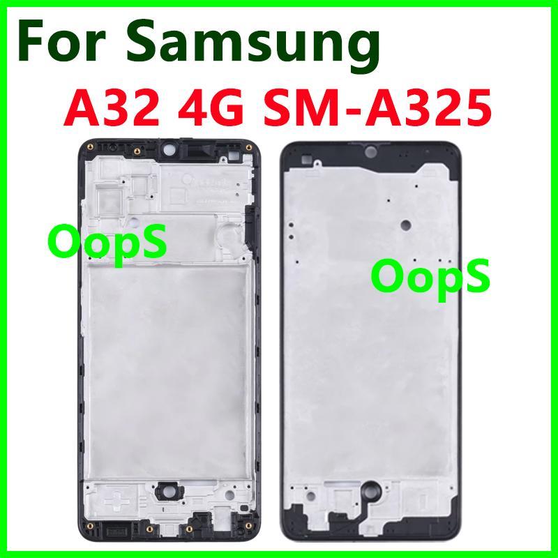 LCD Front Display Frame For Samsung A32 4G 5G SM-A325 A326 Front Housing Middle Frame Faceplate Bezel LCD Middle Frame