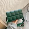 Women Plaid PU Leather Small Square Shoulder Crossbody Purse