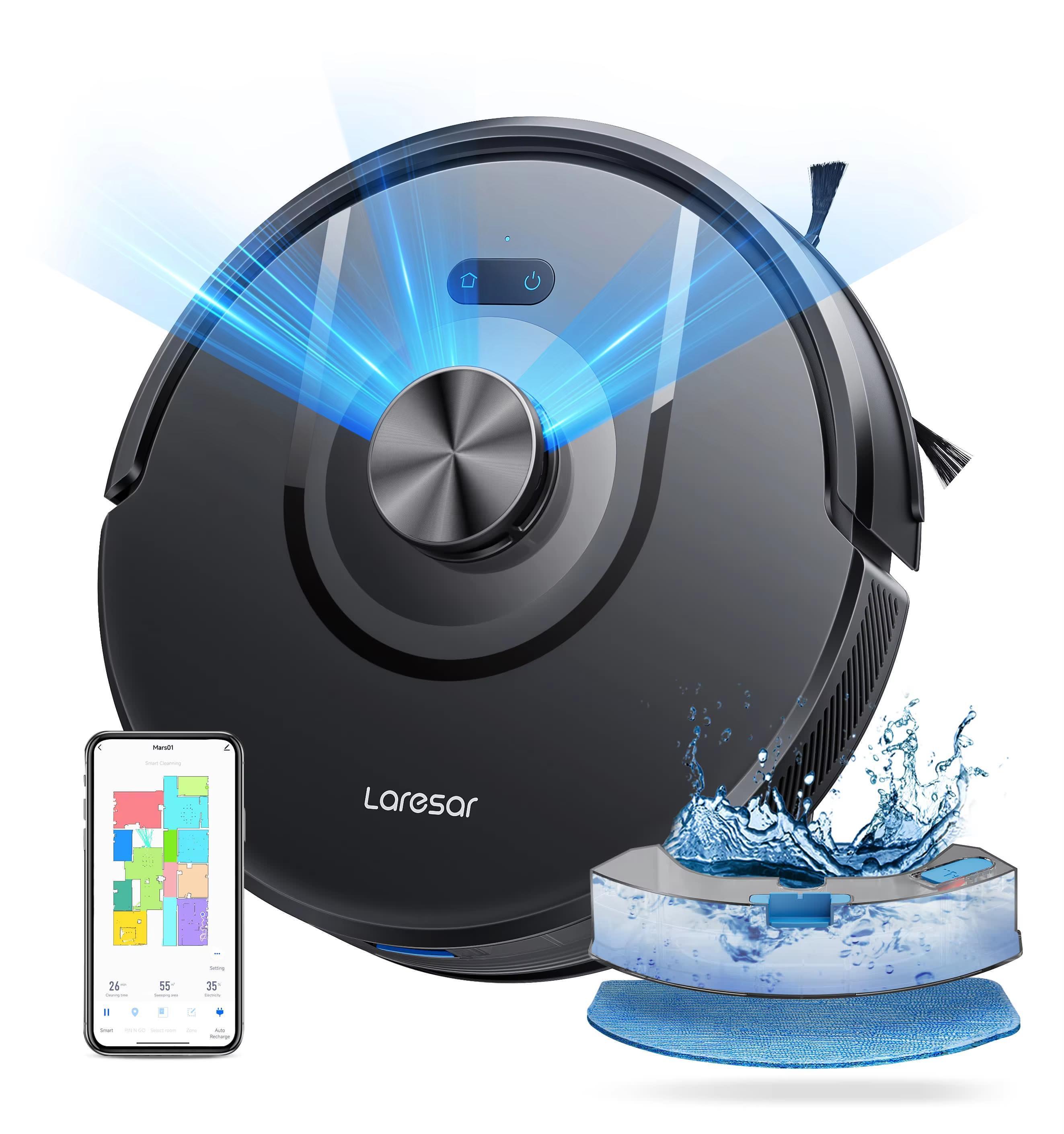 Laresar 01 Robotu putekļsūcējs-mop LDS Lidar
