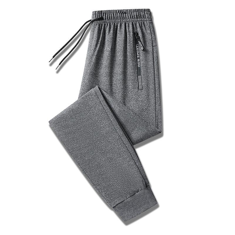 2025 Men's Straight Loose Sports Sweatpants - Versatile Spring & Autumn Casual Plus Size Pants