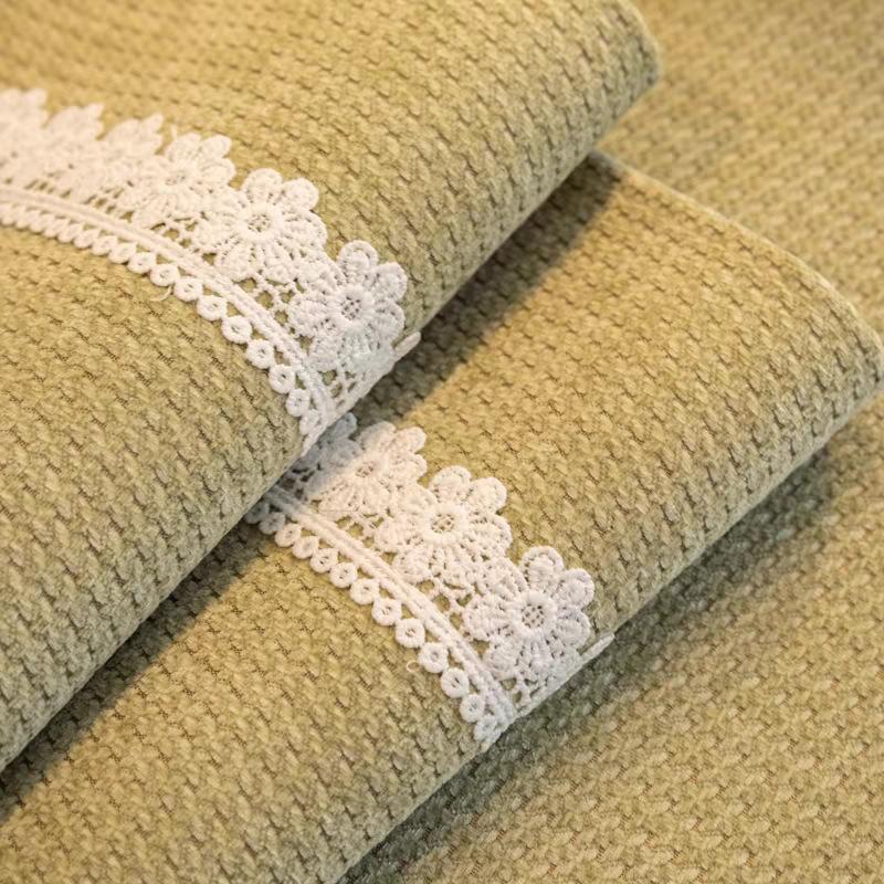 Chenille Sofa Cushions, Thickened And Non-Slip, Simple Modern Sofa Seat Pads, Armrest Pads, Backrest Cushions, Sofa Covers, Sofa Wraps, Fabric Covers