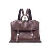 Yousong Gleiches Leder Rucksack Damen Retro Kristall Pflanzlich gegerbtes Rindsleder Tragbar Schulter Damen Tasche