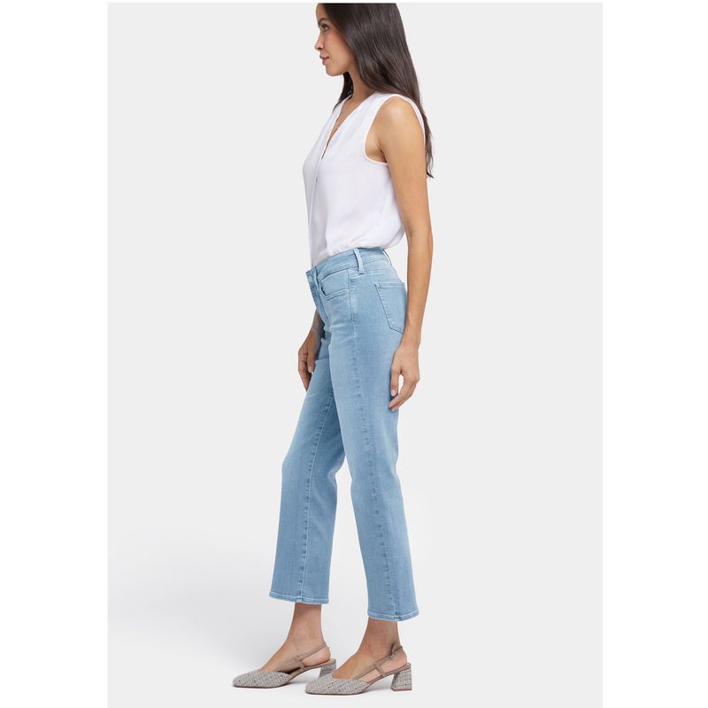 2 Pieces 90% Off NY's Marilyn Cropped Straight-leg Denim Spring and Summer Thin Elastic Cropped High Waist Stretch Denim