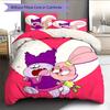Chowder2 Pattern Bedding Quilt Set  Home Decoration  Gift (1 * duvet cover + 2 * pillowcase  without core)