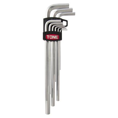 TONE Long Hexagonal Bar Wrench Set AL900 9 Items L-shaped Contents