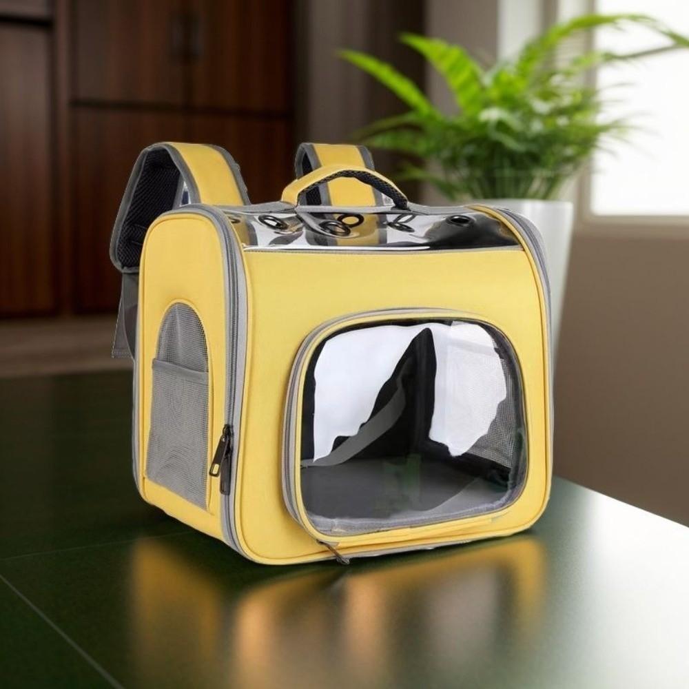Breathable Pet Carrying Bag Sturdy Cat Outdoor Backpack Small Pet Cage Pet Travel Bag  Small Animal