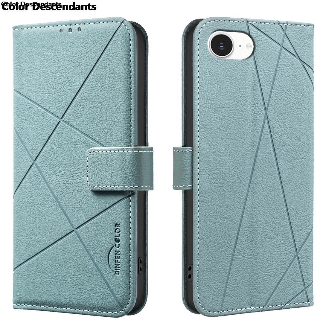 

Flip Wallet Leather Cards Solt Book Case For iPhone 17 Air 17 pro 17 plus 17 Pro Max Embossed lines Bag Business Phone Cover iPhone17 Plus жовтий