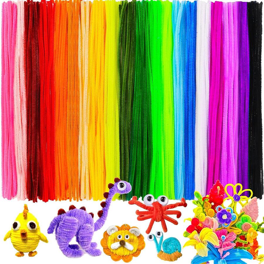 364Pcs 30cm Multicolor Soft Felt Sticks Bulk - DIY Craft Supplies | for Festival/Party Decor, Indoor Decoration ZSY