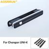 Car Door Handle Protection Carbon Fiber Styling Decoration Cover For Changan Uni-k Unik   Accessories
