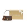 New MICHAEL KORS Bradshaw Cow Leather Baguette Bag, Shoulder Bag, Handbag Women's 30S1G2BL1B-252