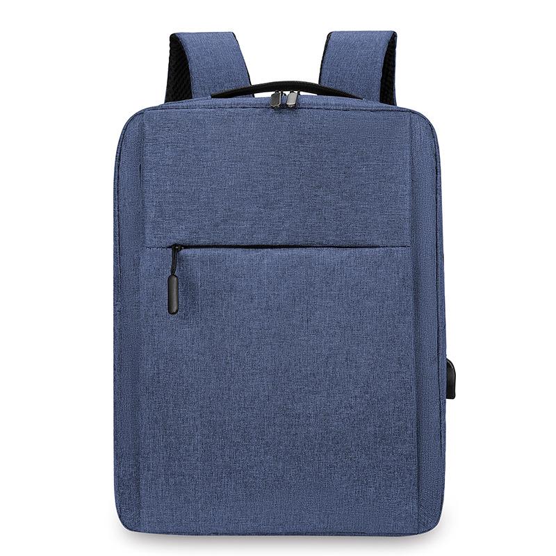 Men's Large-Capacity Logo Backpack: Simple, Fashionable Business & Casual Laptop Bag