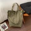 Borsa a Tracolla/Crossbody da Donna in Tela di Grande Capacità a Colore Singolo