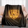 Football Crest Printed Throws Blanket Soft Flannel Blankets for Couch Bed Gifts for Men Women Picnic blanket Christmas gifts