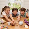 Easter Egg Chocolate Molds 3D Bunny Ear Silicone Cute Mould Easter Candle Cups Mold for Thanksgiving Birthday Party Offices Home
