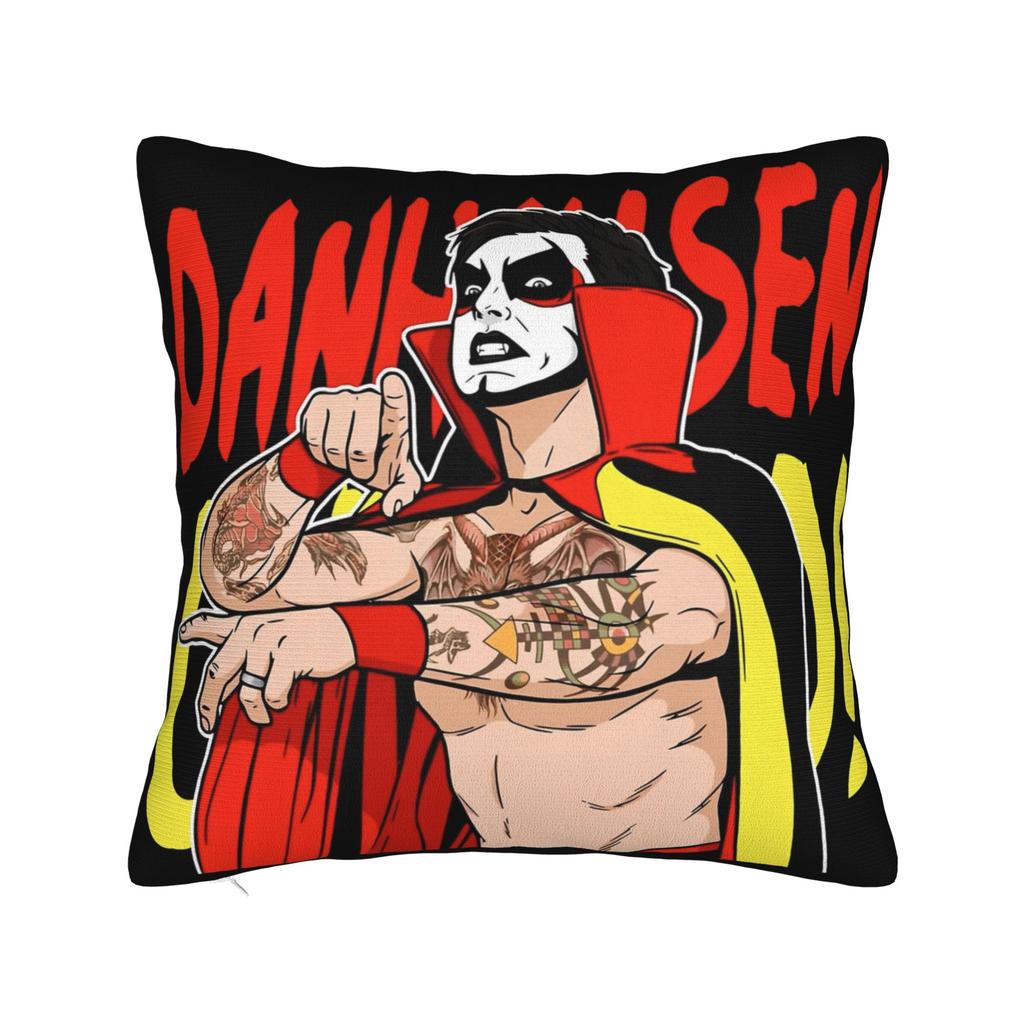 Danhausen Wrestling Punk Square Pillow Covers Polyester Bed Car Cushion Case Cute Decor Throw Pillow Case