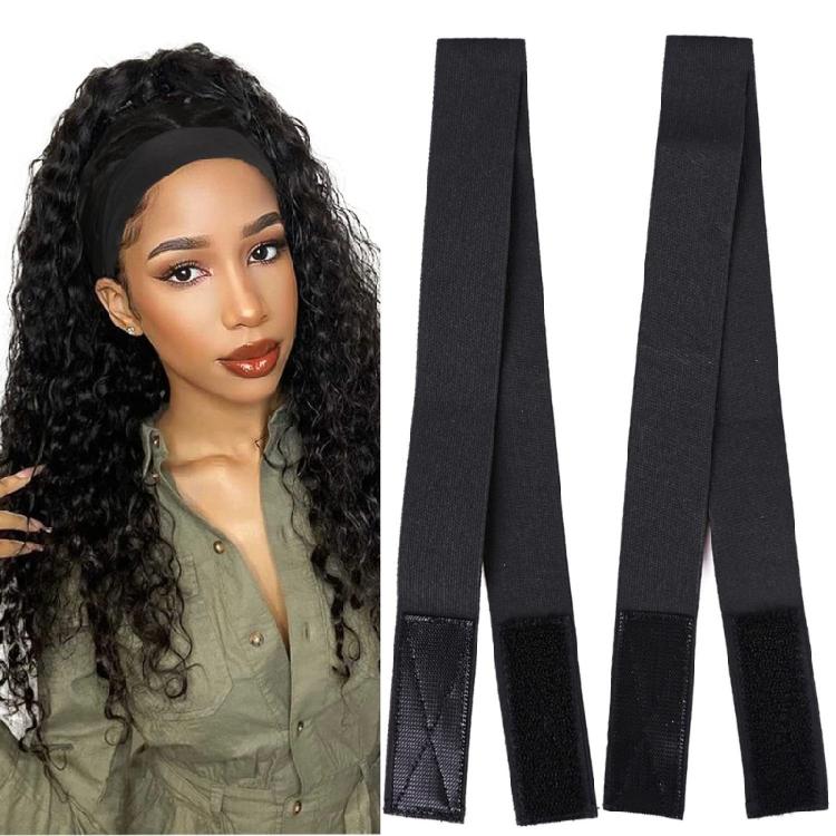 3pcs Elastic Wigs Bands Adjustable 3Pcs Comfortable Edge Bands For Wigs Wearers Hair Comb Styling Tool for Women