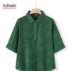 YUZHAOLIN Women's Summer Floral 3/4 Sleeve T-Shirt