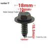 Car Body & Trunk Screw Set with Washers - M4, M5, M6
