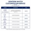 RICECGO  White Dial Arabic Watch for Men Dual Calendar DayFunction Silver Steel Band Luxury Minimalist Quartz Wristwatch
