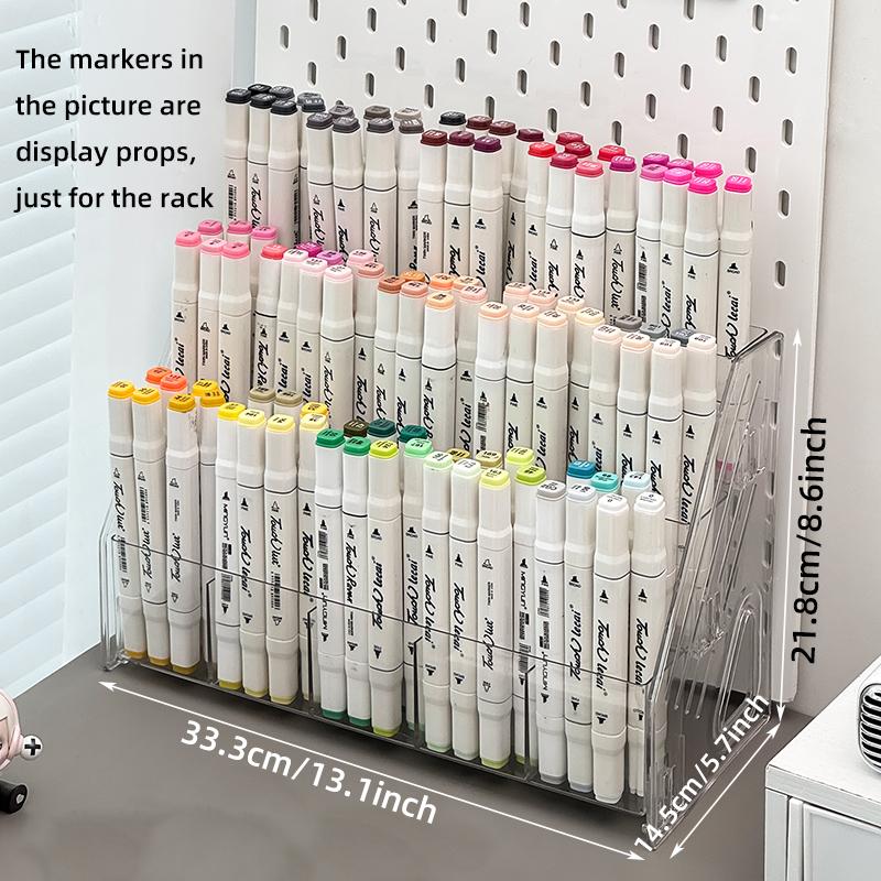 Grote Capacity Trap Potloodhouder Organizer, Bureau Opbergdoos met Meerdere Vakken voor Markers & Knutselbenodigdheden