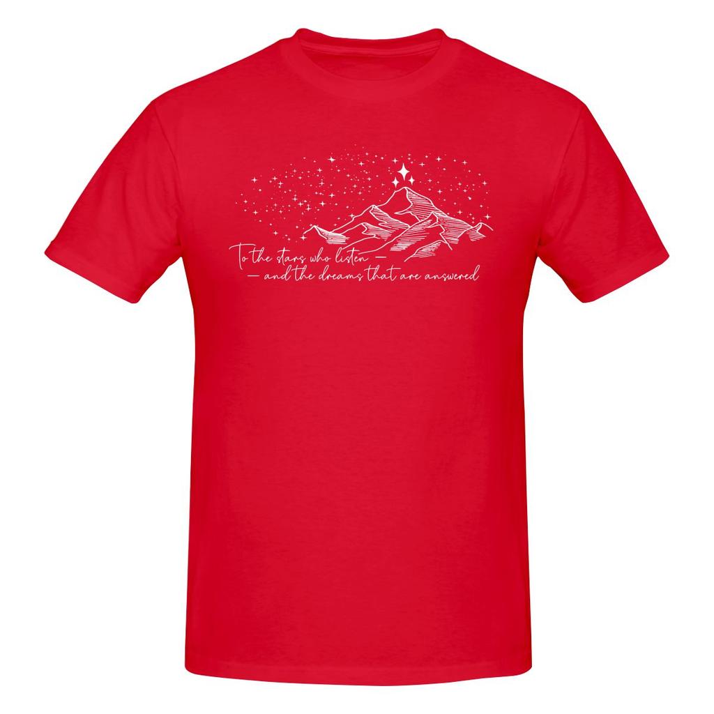 Lustiges ACOTAR To The Stars Zitat Unisex Bedrucktes T-Shirt Unisex T-Shirt Kawaii