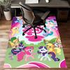 1pc My Little Pony3 Design Printed Area Rug Carpet for Bedroom Living Room Home Decor Rugs Mat Non Slip Mat Rug for Bedside