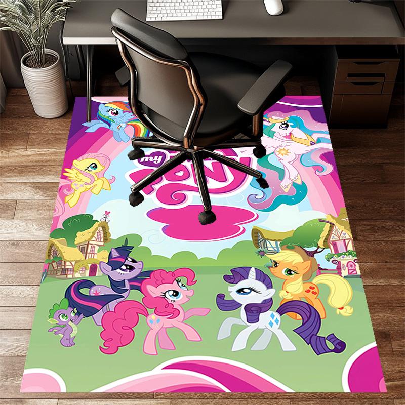 1pc My Little Pony3 Design Printed Area Rug Carpet for Bedroom Living Room Home Decor Rugs Mat Non Slip Mat Rug for Bedside