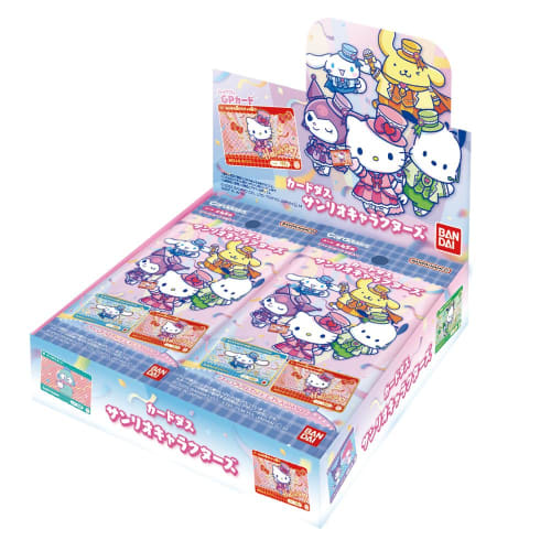 

BANDAI Carddass Персонажи Sanrio (пак) (BOX) 20 упаковок Рекомендуемый возраст: 15+