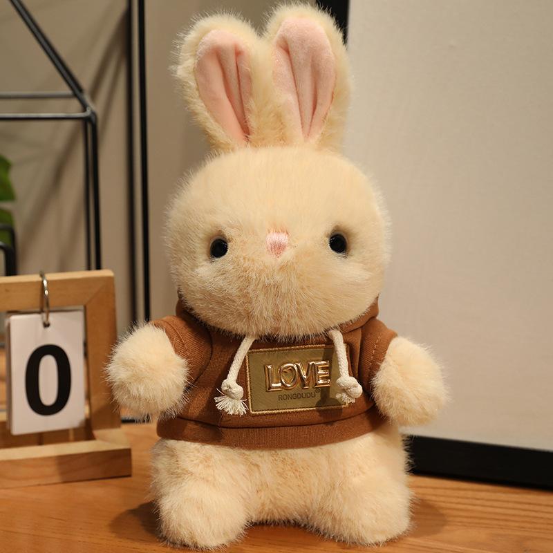Cute Rabbit Plush Toy Stuffed Animal Doll Soft Sleeping Pillow Girl Birthday Gift Cuddly Companion