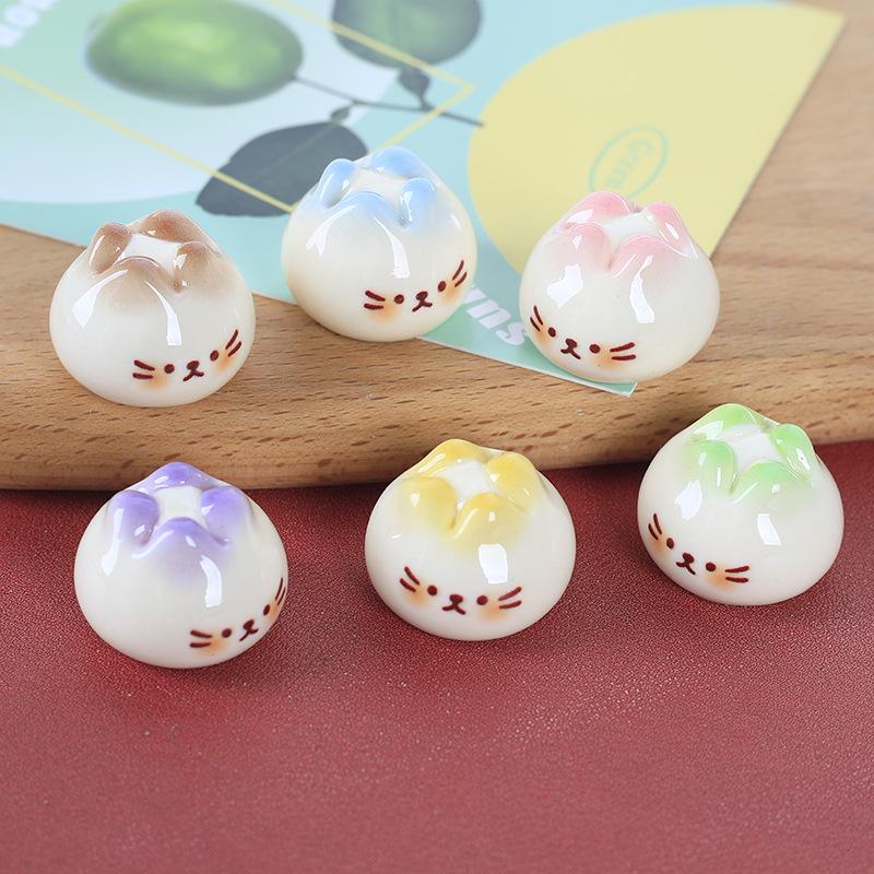 3D-игрушка для еды KK Bun Cream Glue Kit DIY: Аксессуары из смолы для чехлов для телефонов, заколок и повязок на голову