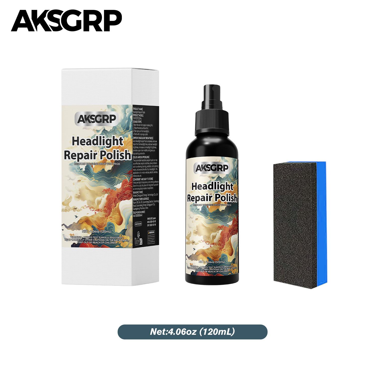 Car Headlight Restoration Polishing Kits Scratch Remover Repair Cleaning Paste Headlight,Universal Headlight Lens Repair Kit
