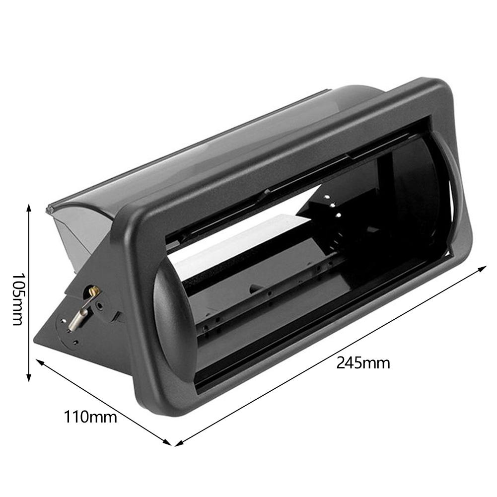 Boat Flush Mount Stereo Cover Housing Radio Splash Guard ABS Waterproof for Marine/Caravan/RV/Yacht Radio CD MP3 DVD Etc