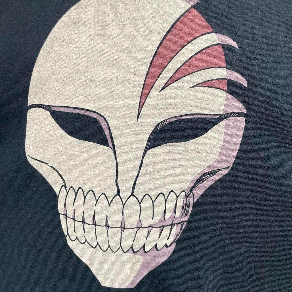 [USED] Vintage 00s Bleach Ichigo Kurosaki Hollow Short Sleeve Shirt, Black, Anime/Manga, Part 1