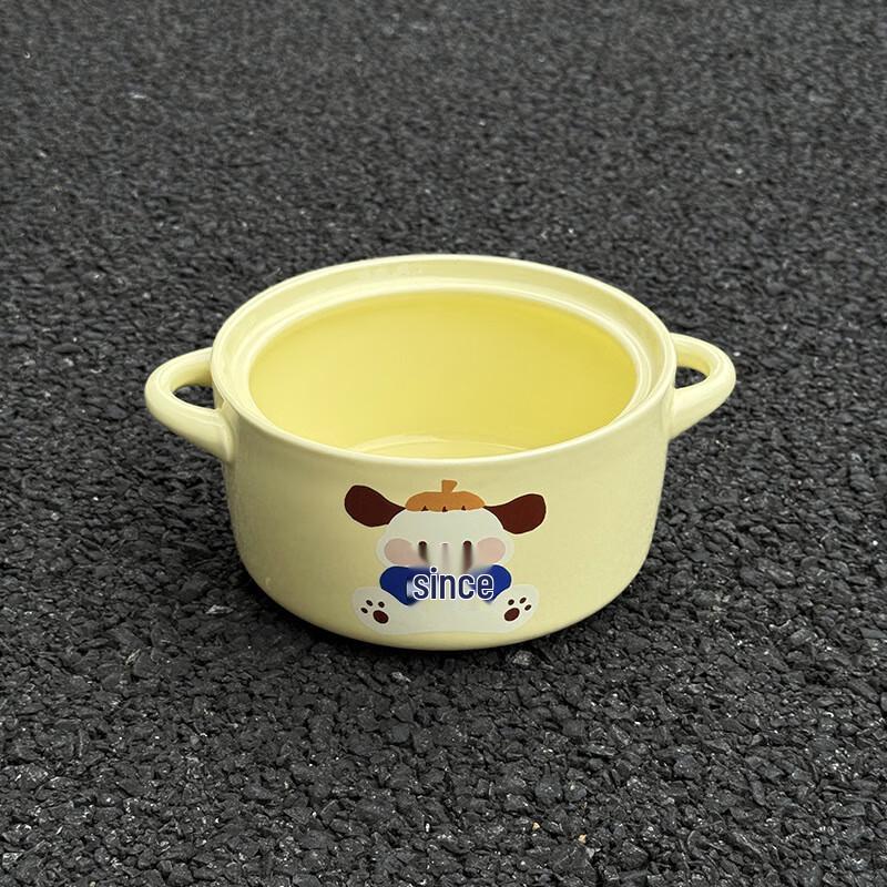 Pochacco Ceramic Double-Handle Noodle Bowl (2-Pack)