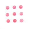Dyed Pink Jade Round Cabochon Loose Gemstone Lot 29 Pcs 5 MM 20 CT For Jewelry Making