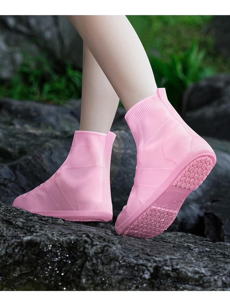 Stivali da Pioggia Impermeabili in Silicone Positive Rain - Calzature Durevoli, Portatili e Antiscivolo per Bambini e Adulti