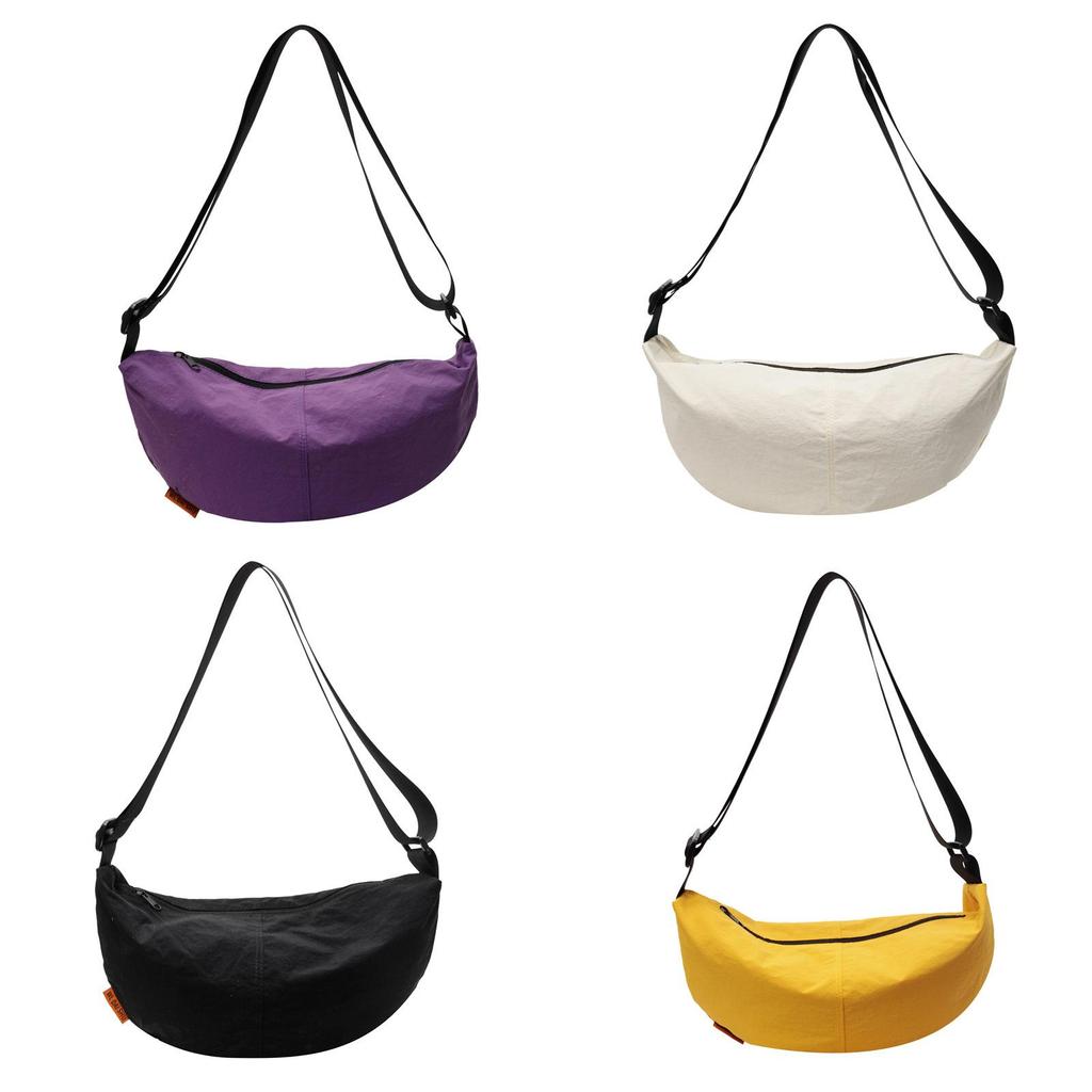 Nylon Minimalist Crossbody Bag With Magnetic Closure For Daily Use Women