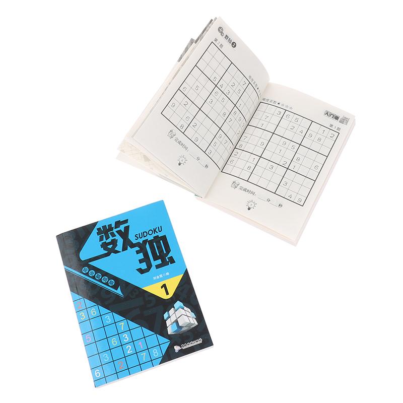 6 Pcs/Set Sudoku Thinking Game Book Children Play Smart Brain Number Book
