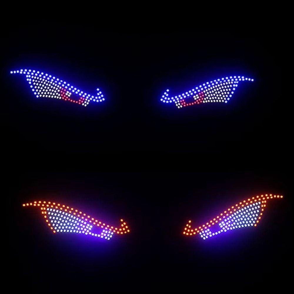 5V Devil Eyes Licht Mehrfachmodus LED Windschutzscheiben-Display Auto Dekorationslicht Innenraum für Fahrzeuge