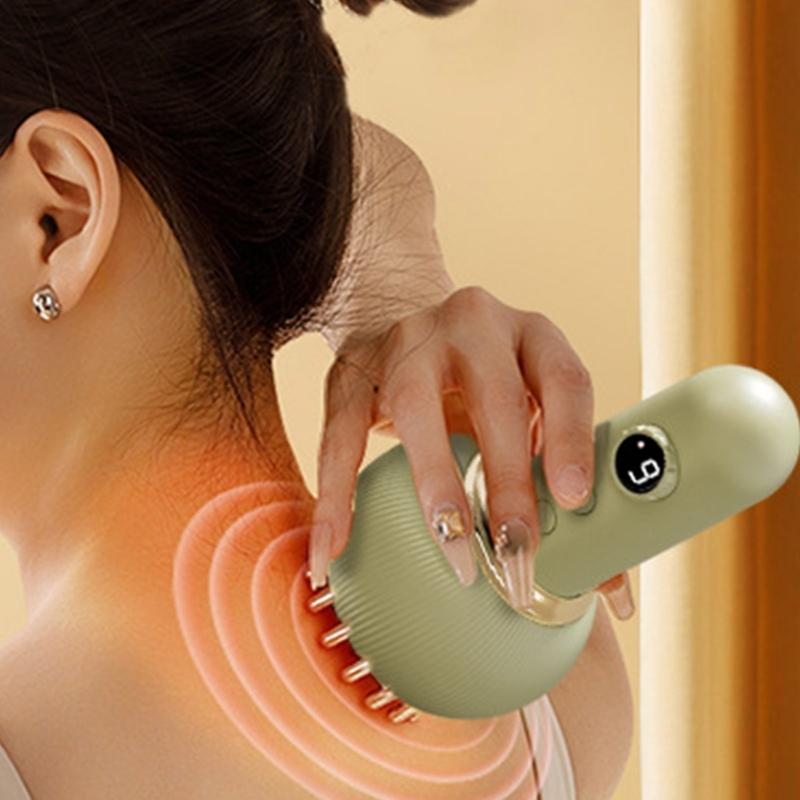 Rechargeable Guas Sha Tool Massagers 9Speed Vibrations Mode ABS Electric Scraper For Muscle Relief Home Office Use