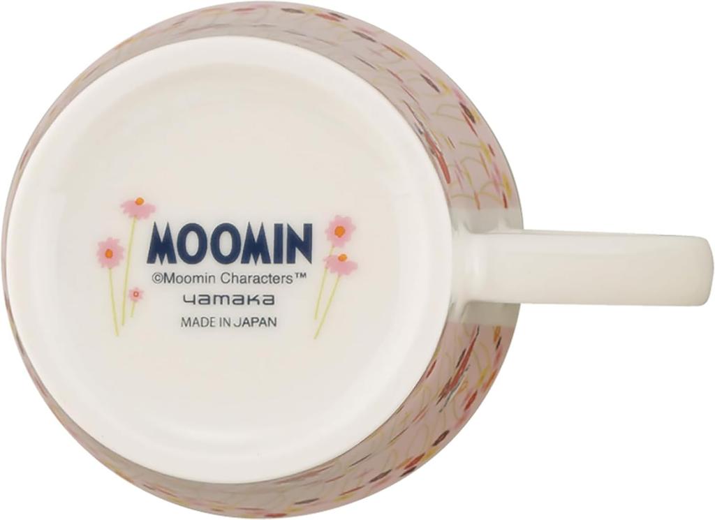 MOOMIN Little My Day 9x9cm Little Fair 2025 Perfect Yamaka Made In Japan Mug, 300ml, Approx. Diameter, My's Spring, Pink, Gift, MM9101-11, Shoten,