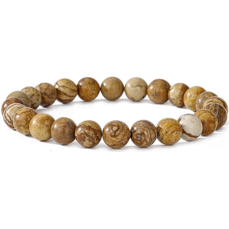 Brazilian Red Agate and Tiger Eye Volcanic Stone Bracelet with Cat's Eye Beads for Men and Women